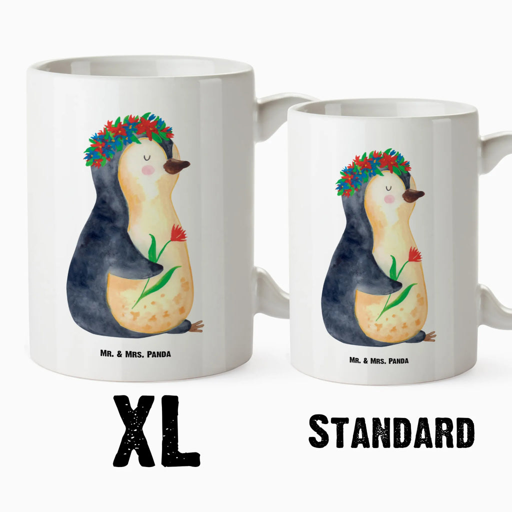 XL Tasse Pinguin Blumenkranz Teetasse XL, XL Tasse, Trinkbecher XL, Große Tasse Mit Henkel, Große Tasse, Mega Tasse, Tasse In Übergröße, Becher Für Büro Groß, XL Tasse Porzellan, Kaffeetasse XL, Tasse Extra Groß, Design Tasse Groß, Riesenkaffeetasse, Übergröße Tasse, Latte Becher XL, XL Tasse Für Zuhause, Tasse Mit Viel Fassungsvermögen, Große Keramiktasse, Tasse Für Tee Liebhaber, Frühstückstasse Groß, Becher XL, Tasse Großformat, Tasse Für Viel Kaffee, Lustige XL Tasse, XL Tasse Geschenkidee, Jumbo Tasse, Riesentasse, XL Tasse Für Arbeit, Mikrowellengeeignete XL Tasse, Pinguin, Lebenslust, Leben, Liebeskummer, Pinguine, Blumenkranz, Universum, Geschenkidee, Motivation, Wünsche, Ziele, Lebensziele