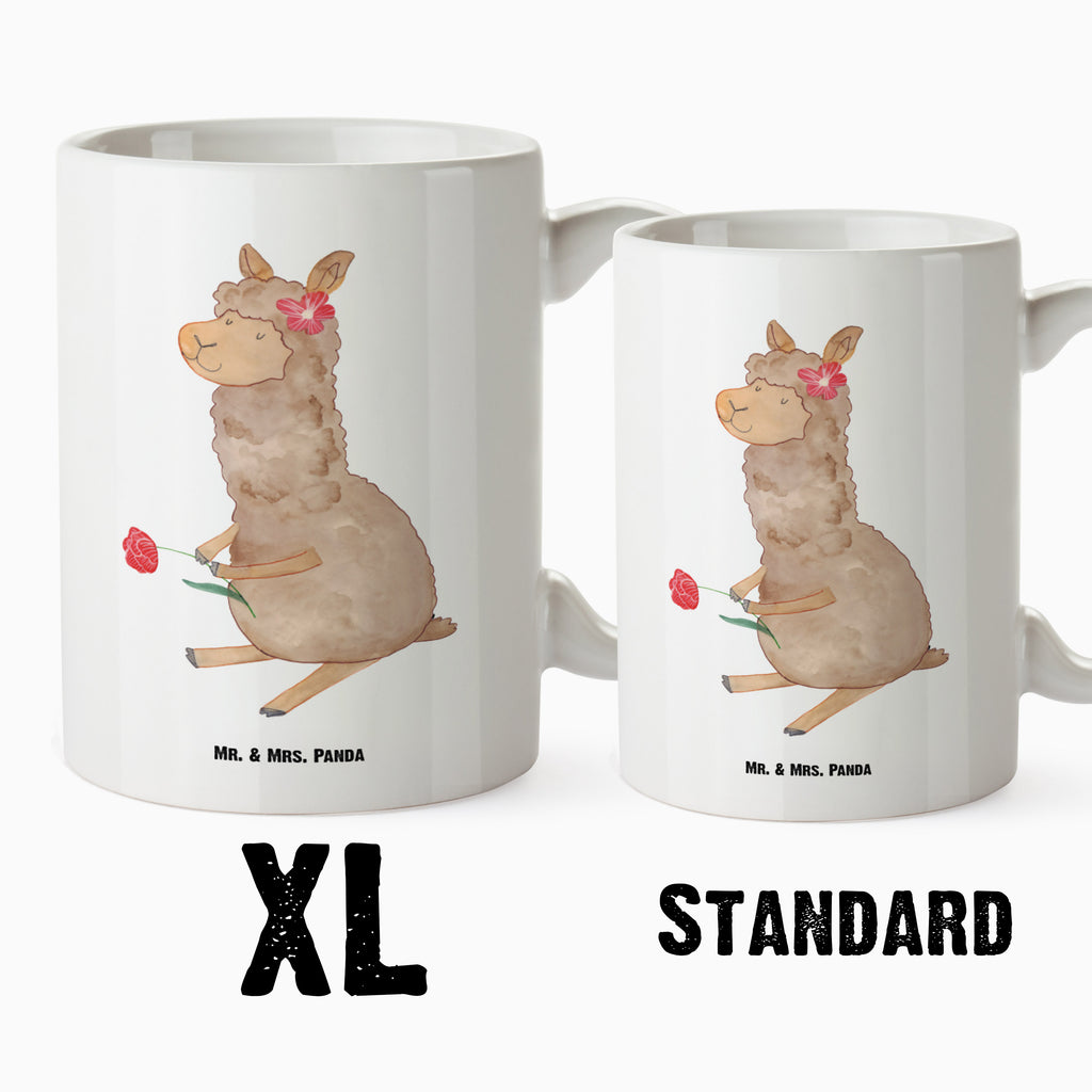 XL kubek alpaka kwiat Alpaka, Lama