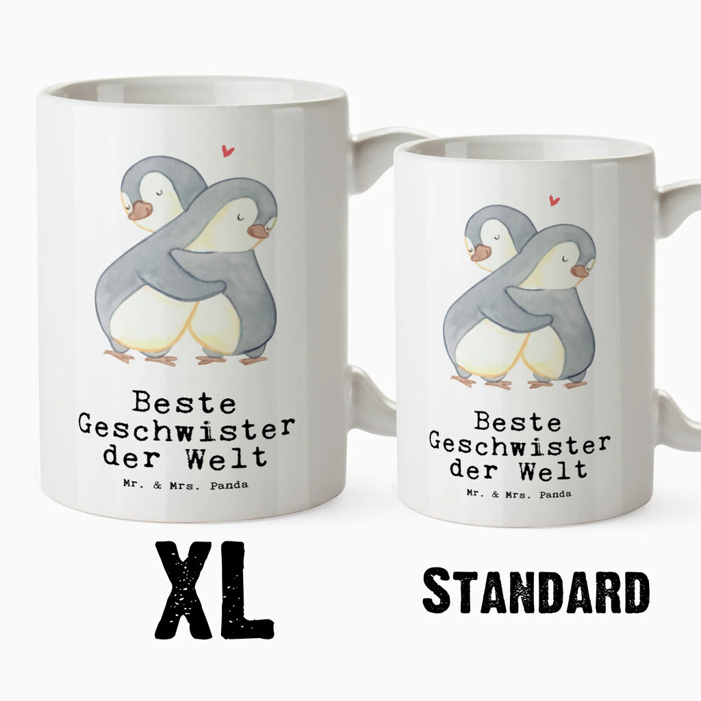 XL cup penguin Best siblings in the world for, thank you, gift, giving, birthday, birthday present, gift idea, souvenir, make you happy, gift tip, sister, siblings, Siblings, offspring, sisters, family, brother, brothers