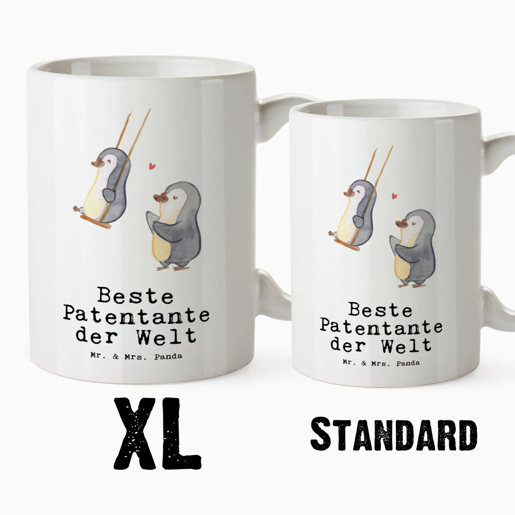 XL cup penguin Best godmother in the world for, thank you, gift, giving, birthday, birthday present, gift idea, souvenir, make you happy, gift tip, nephew, favorite aunt, little thing, family, baptism, christening partner, godfather aunt, niece, Godmother