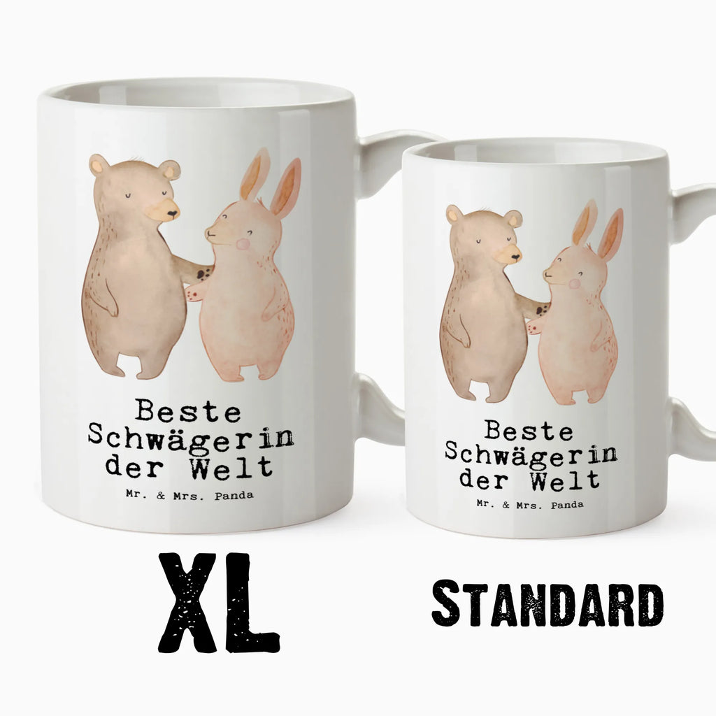 XL cup Hare Best sister in law in the world for, thank you, gift, giving, birthday, birthday present, gift idea, souvenir, make you happy, gift tip, married, sister-in-law, brother, Sister-in-law, husband, partner, family, wife, relatives, sister