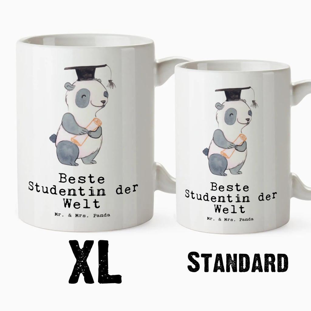 XL Tasse Panda Beste Studentin der Welt XL Tasse Porzellan, Mega Tasse, Design Tasse Groß, Frühstückstasse Groß, Tasse Extra Groß, Tasse Für Viel Kaffee, Becher XL, Becher Für Büro Groß, Übergröße Tasse, Große Keramiktasse, Tasse In Übergröße, XL Tasse, Jumbo Tasse, Tasse Für Tee Liebhaber, XL Tasse Geschenkidee, Kaffeetasse XL, Trinkbecher XL, Lustige XL Tasse, Latte Becher XL, Tasse Großformat, Große Tasse, Mikrowellengeeignete XL Tasse, Teetasse XL, XL Tasse Für Arbeit, Riesentasse, XL Tasse Für Zuhause, Riesenkaffeetasse, Tasse Mit Viel Fassungsvermögen, Große Tasse Mit Henkel, Geschenkidee, Geschenk, Schenken, Mitbringsel, Geburtstag, Geburtstagsgeschenk, für, Danke, Dankeschön, Bedanken, Freude machen, Geschenktipp, Studium, Universität, Uni, Abschluss, Alumni, Hochschule, Studenten, Lustig, Musterschülerin, Studienabschluss, Tochter, Studentin, Witzig, Spaß