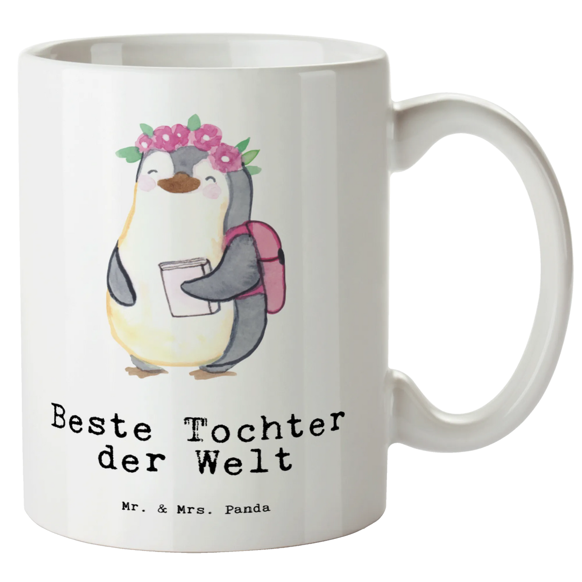 XL cup penguin best daughter in the world for, thank you, gift, giving, birthday, birthday present, gift idea, souvenir, make you happy, gift tip, little one, birth, family, child, father, children, daughters, mother, reward, little daughter, daughter