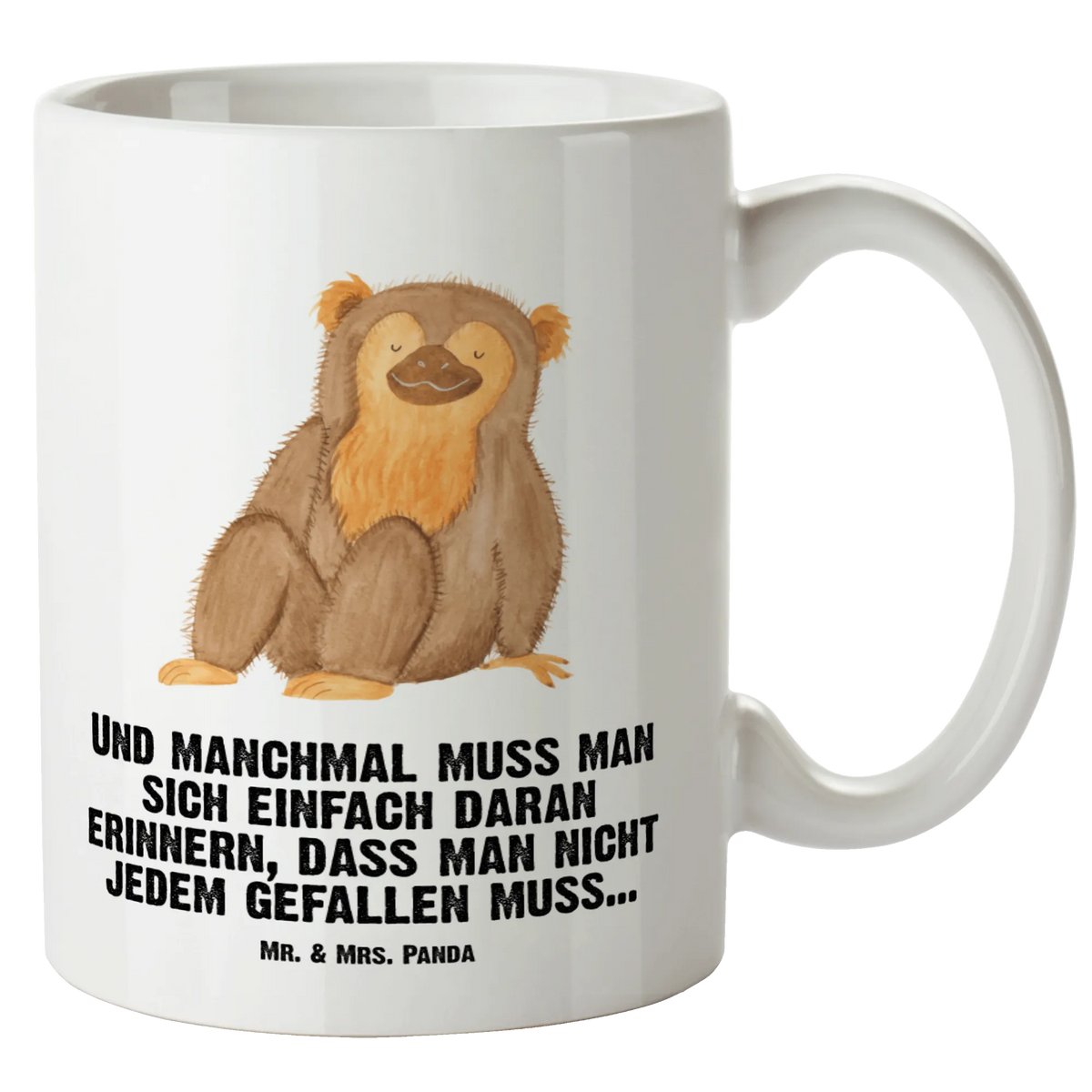 XL Tasse Affe weisse tasse, Henkeltasse, Pott, Große Keramiktasse, Teetasse XL, Becher XL, Riesentasse, Kaffeepott, Mega Tasse, Haferl, steingut tasse, Teepott, Henkelbecher, großer becher, Große Tasse Mit Henkel, Kaffeetasse XL, jumbotasse, Keramikbecher, großer kaffeepott, Jumbo Tasse, Tasse Extra Groß, XL Tasse, Riesenkaffeetasse, Teebecher, Große Tasse, Keramiktasse, hochwertige tasse, Große Teetasse, tasse mit henkel, Wildtiere, Afrika, Selbstachtung, Selbstbewusstsein, Äffchen, Selfcare, Affe, Affen, Respekt, Selbstliebe, Motivation, Liebe