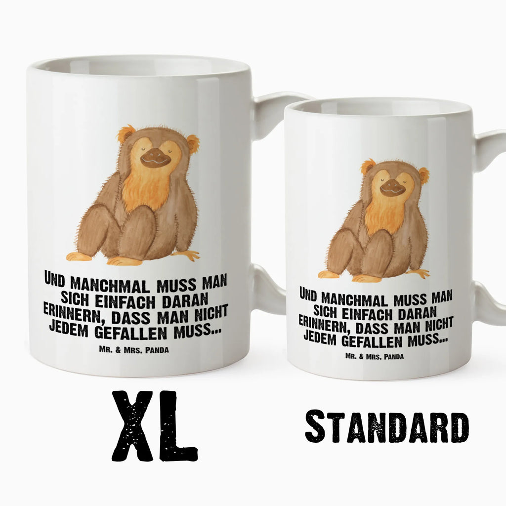 XL cup Monkey Africa, love, respect, self-love, selfcare, self-esteem, monkeys, motivation, self-confidence, monkey