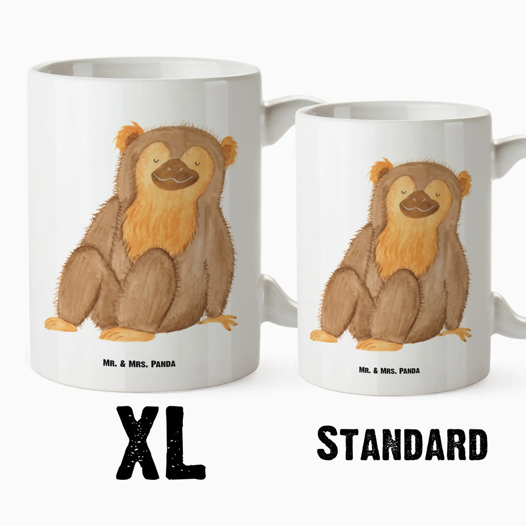 XL cup Monkey Africa, love, respect, self-love, selfcare, self-esteem, monkeys, motivation, self-confidence, monkey