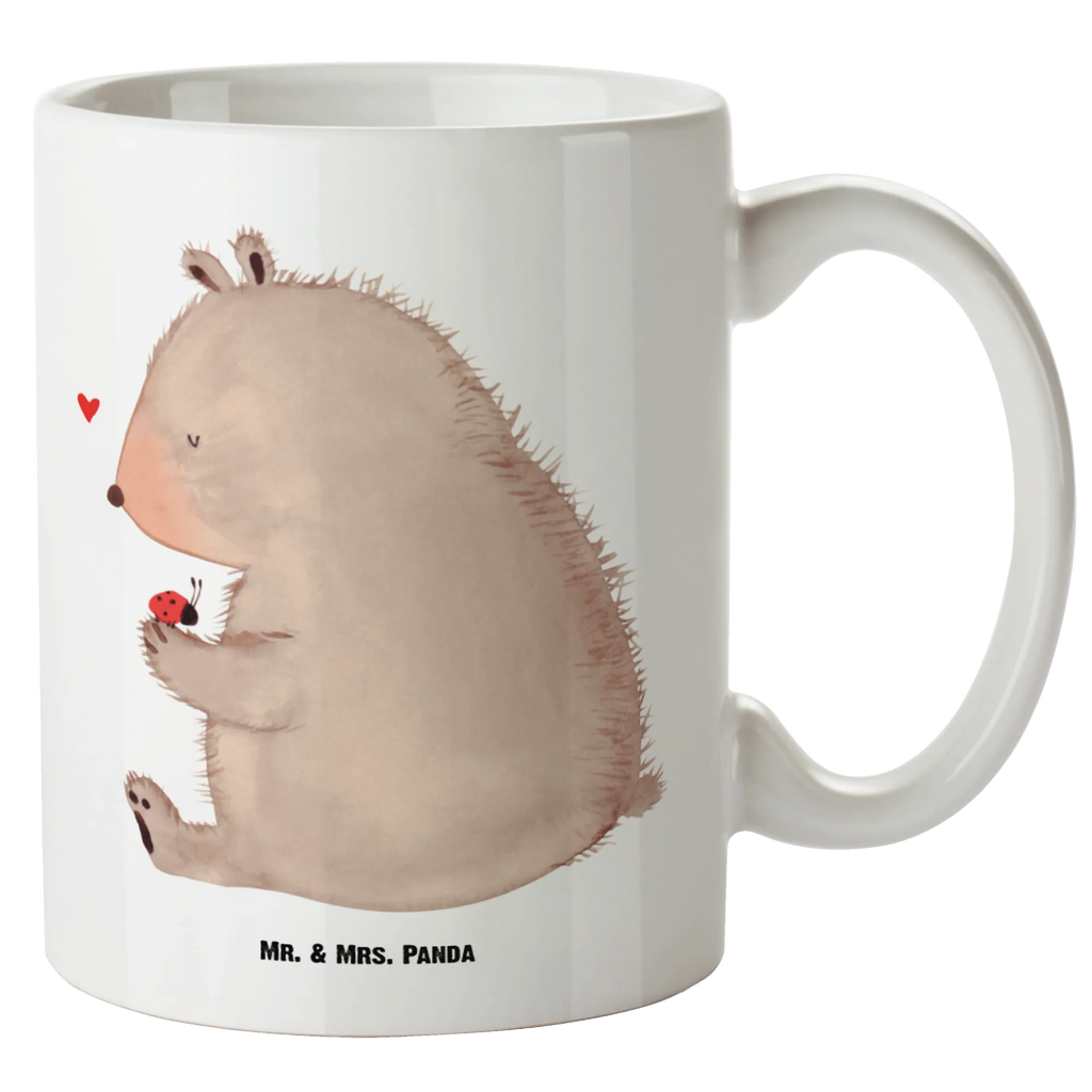 XL kubek niedźwiedź biedronka Niedźwiedź, Miś, Pluszowy miś