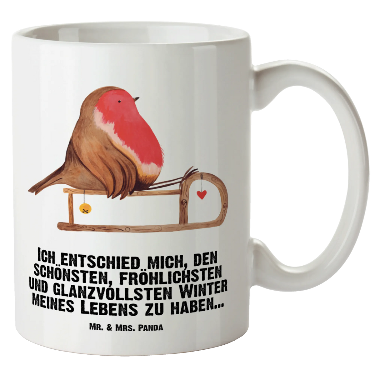XL cup robin Sleds Große Tasse, XL Tasse, Keramiktasse, Henkelbecher, Henkeltasse, jumbotasse, steingut tasse, Haferl, Keramikbecher, Riesentasse, großer becher, Große Tasse Mit Henkel, Teetasse XL, Riesenkaffeetasse, hochwertige tasse, Kaffeepott, Kaffeetasse XL, Große Keramiktasse, Teebecher, Becher XL, Große Teetasse, tasse mit henkel, Tasse Extra Groß, großer kaffeepott, Mega Tasse, Pott, Teepott, weisse tasse, Jumbo Tasse, Weihnachten, Winter, Weihnachtsdeko, Nikolaus, Advent, Heiligabend, Wintermotiv, Schlitten, Vogel