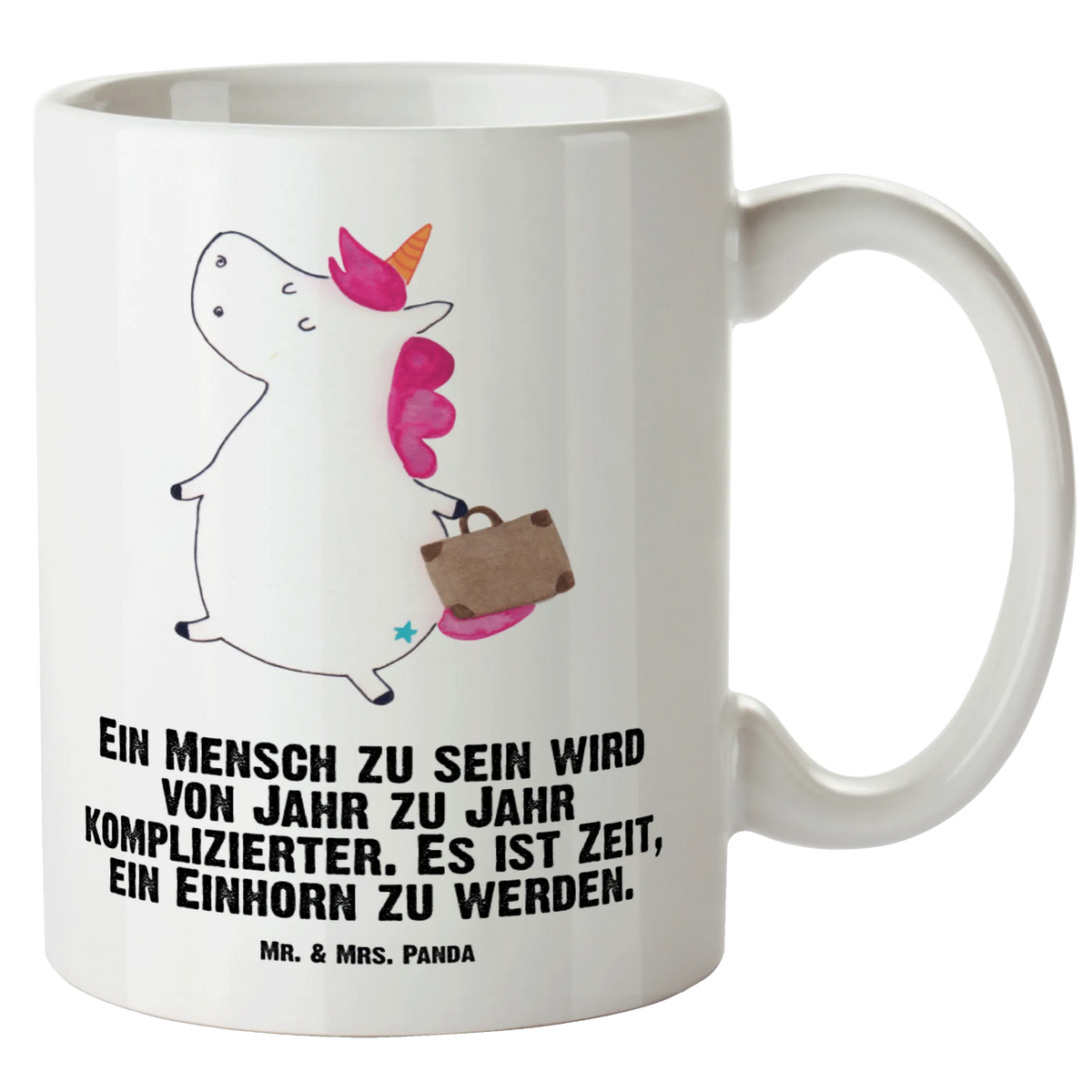 XL Tasse Einhorn Koffer Große Tasse Mit Henkel, Jumbo Tasse, Riesentasse, Kaffeepott, Mega Tasse, Becher XL, tasse mit henkel, hochwertige tasse, weisse tasse, Tasse Extra Groß, Riesenkaffeetasse, großer kaffeepott, Große Teetasse, Haferl, Pott, großer becher, Große Tasse, Teepott, Teetasse XL, Kaffeetasse XL, Große Keramiktasse, Henkeltasse, Keramikbecher, XL Tasse, Henkelbecher, jumbotasse, Teebecher, steingut tasse, Keramiktasse, Unicorn, Einhorn, Einhörner, Einhorn Deko, Kind, Witzig, Albern, Erwachsen, Reise, Spaß, Koffer, Abenteuer, Gepäck, Lustig, Verreisen