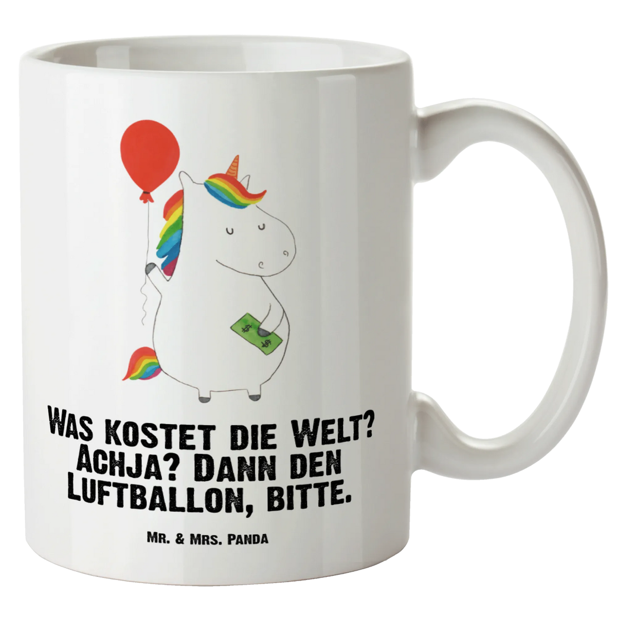 XL kubek Jednorożec Balon Jednorożec, jednorożce, dekoracje jednorożca, jednorożec