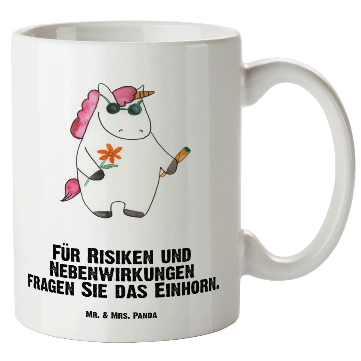 XL cup unicorn Woodstock witty, present friend, birthday gift, smoke, fun, cigarette, alcohol, smoking
