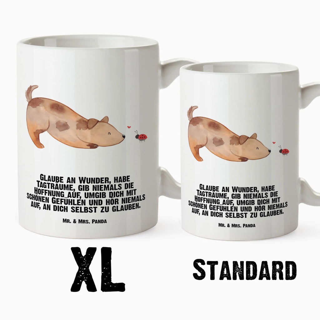 XL cup Dog ladybug dog, mutt, hound, woof, dog mama, dog breed, love dogs, love for dogs, dog decorative items, bag with dog print, funny gifts for dog owners, what do you give a dog lover, Christmas gifts for dogs, gifts for dogs, dog sayings, Mongrel, Sayings, Mongrel dog, Dogs, Ladybird, Dog slogan, Dog