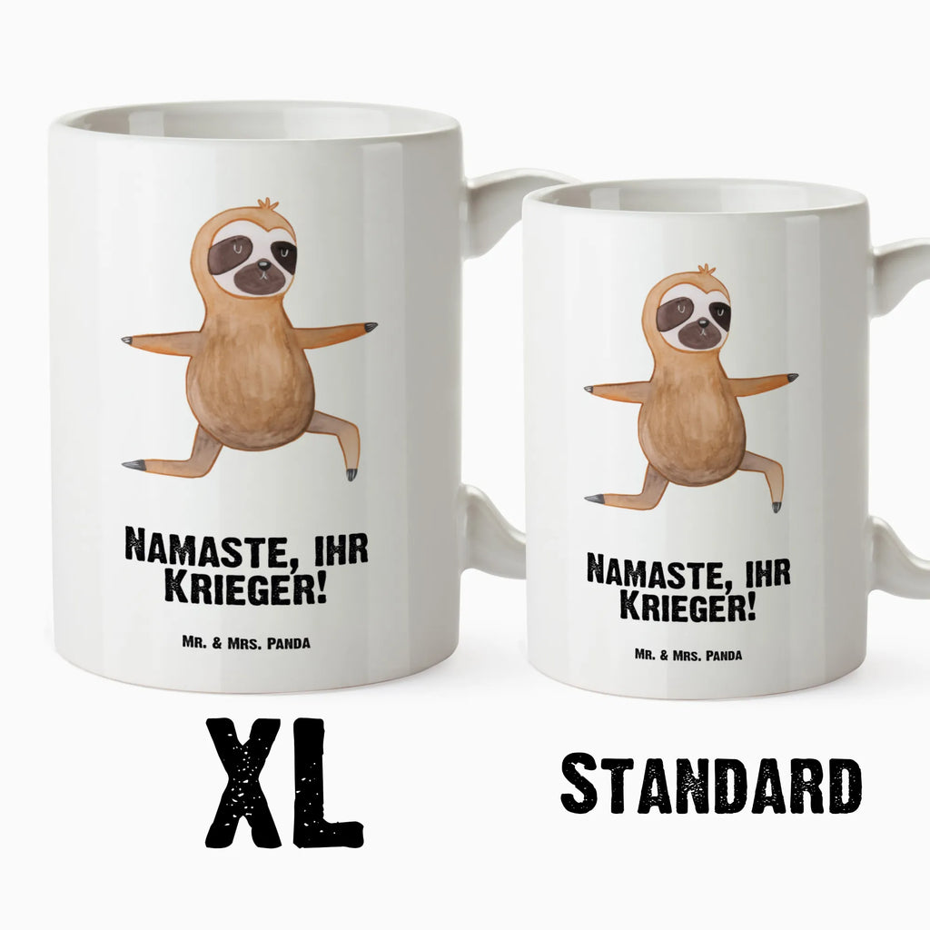 XL cup sloth yoga Sloth, sloth, trend animal, lazy, namaste, yoga, yoga exercises, warrior, favorite animal