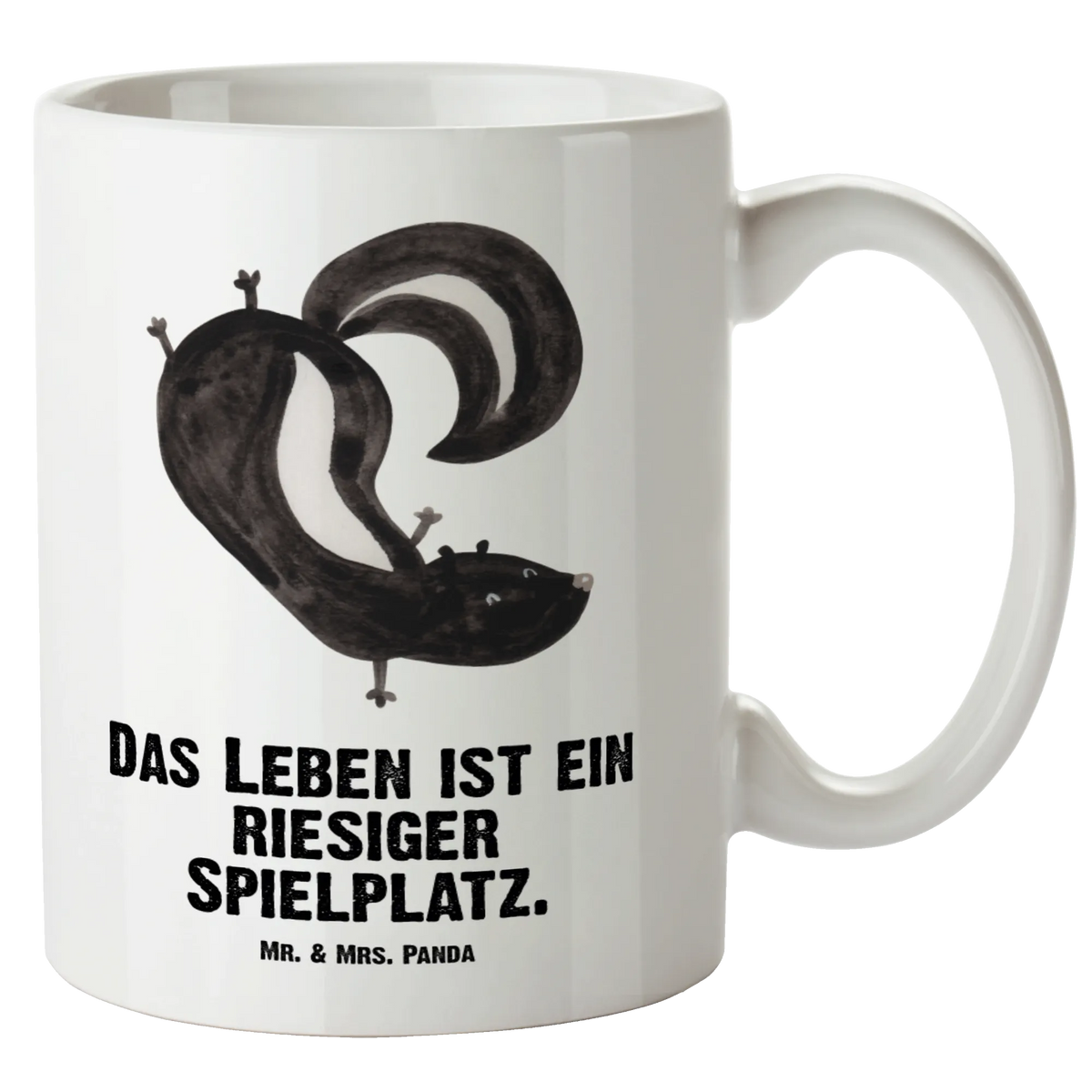 XL Tasse Stinktier Handstand jumbotasse, Tasse Extra Groß, Henkelbecher, Riesenkaffeetasse, weisse tasse, Teetasse XL, Haferl, großer becher, Kaffeepott, Pott, Keramiktasse, Henkeltasse, Teepott, Große Keramiktasse, XL Tasse, Becher XL, hochwertige tasse, Große Tasse Mit Henkel, Kaffeetasse XL, Große Tasse, steingut tasse, Große Teetasse, Teebecher, großer kaffeepott, Jumbo Tasse, tasse mit henkel, Keramikbecher, Riesentasse, Mega Tasse, Stinktier, Skunk, Stinker, Stinki, Verpielt, Wildtier, Raubtier, Spielplatz, Kind