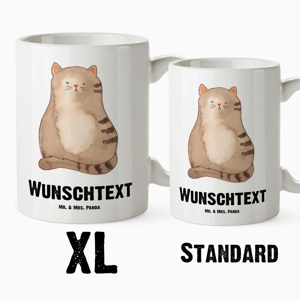Personalised XL cup Cat Sit cat, tomcat, kitty, meow, kitten, housecat, mama cat, love cats, cat image, cat fan, cat lover, cat fancier, cat decoration, gift for cat lover, cat owner, funny cats, cat sayings, cat motto, funny cat gifts, fan merchandise, cat stuff, animal lover, love, Cats, pussy, purpose in life, center, family, pet, cats, cat love
