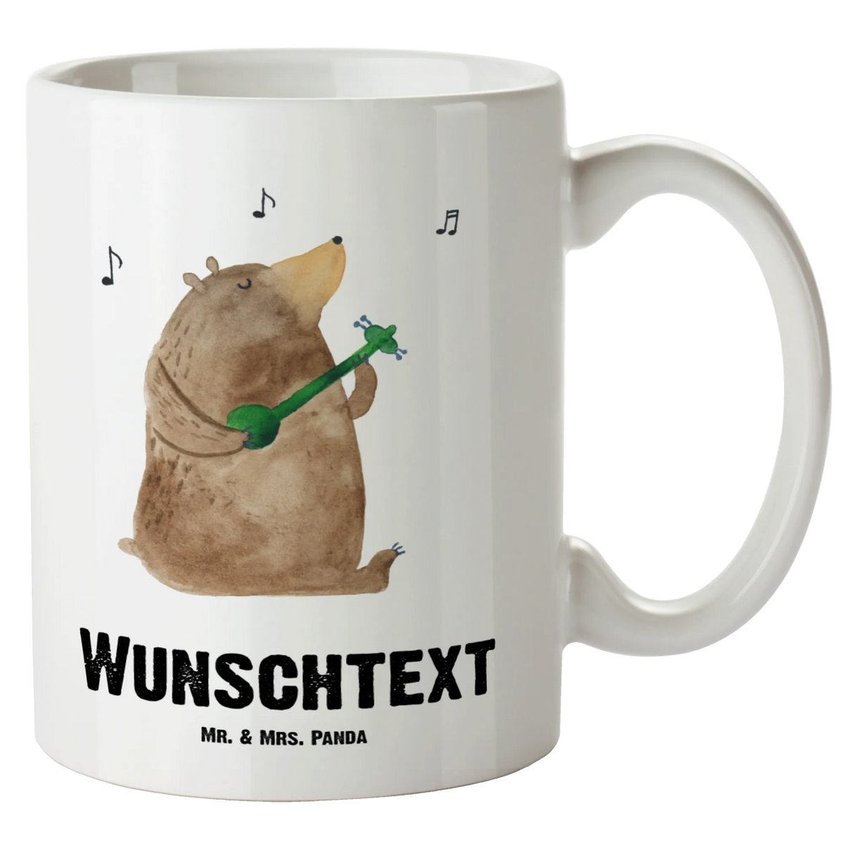 Personalised XL cup bear guitar bear, teddy, teddy bear, cuddly toy