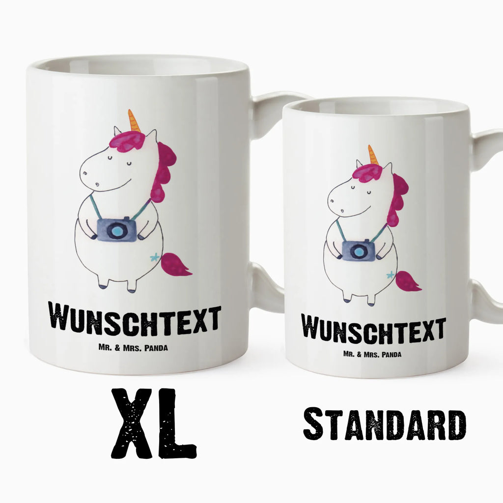 Personalised XL cup unicorn photographer unicorn, unicorns, Photographer gift, Camera, Holiday, Photographer, Tourist, Traveling, Photography, Traveler gift, Unicorn