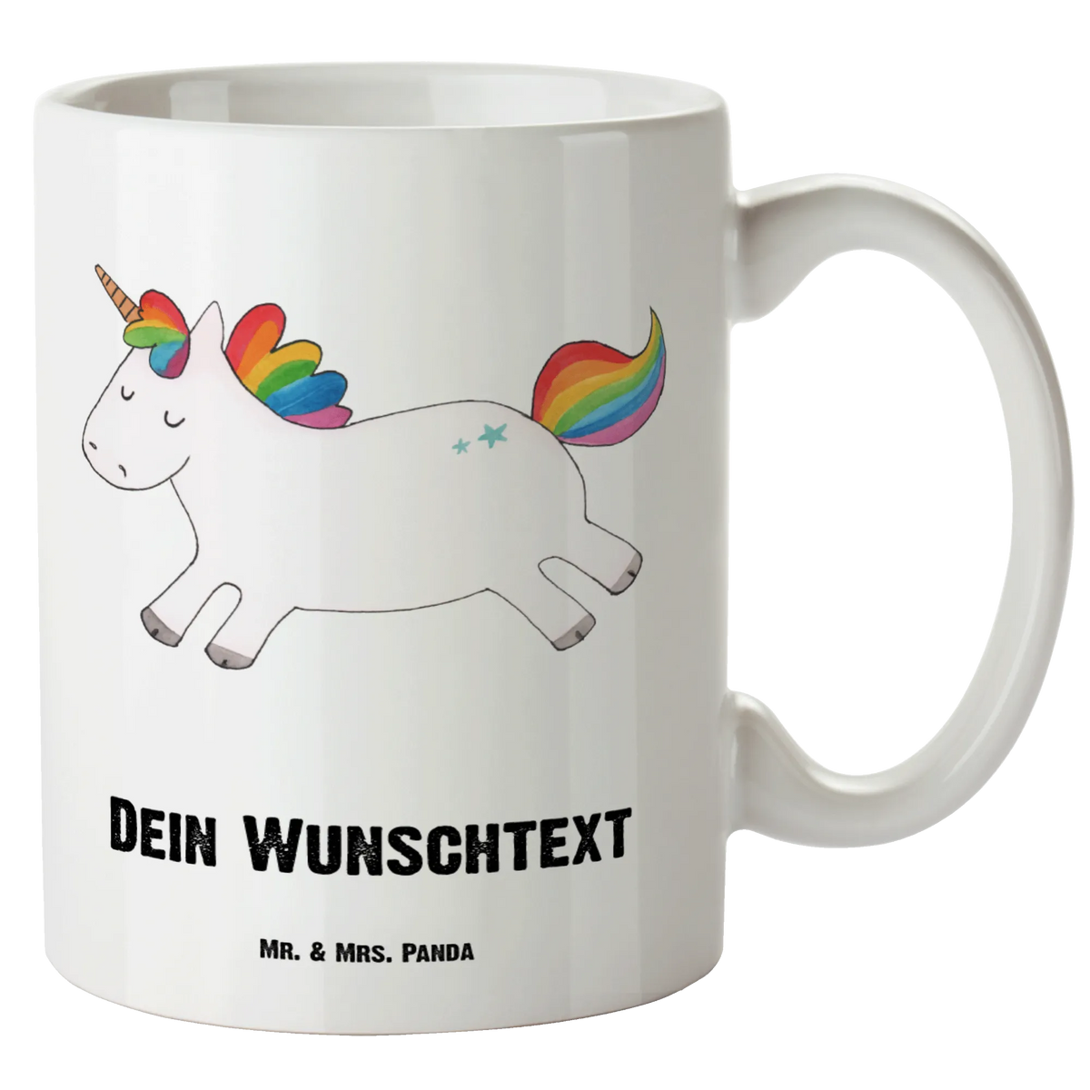 Personalised XL cup unicorn happy cheerful, joy of life, fun, joy