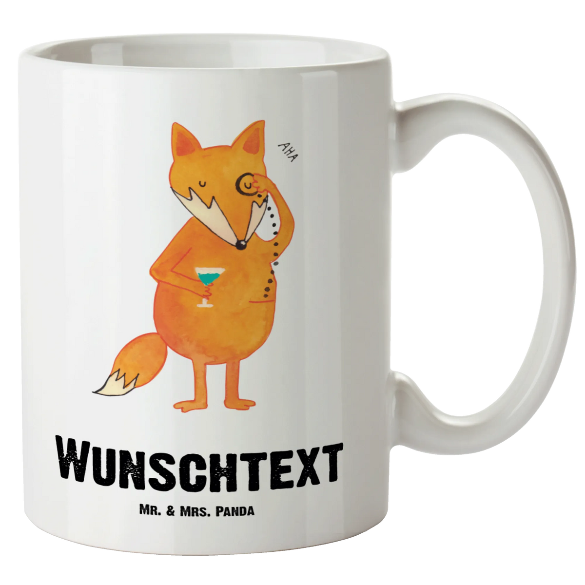 Personalised XL cup Fox lord fox, foxes, forest wildlife, clever as a fox, animal lover, problem solving, words of consolation, lovesickness gift, saying funny, motivation saying