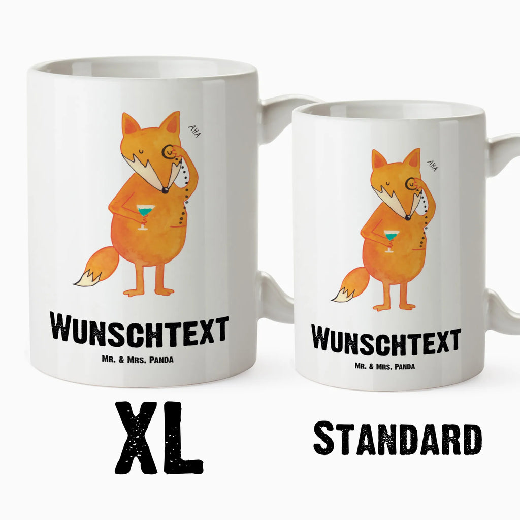 Personalised XL cup Fox lord fox, foxes, forest wildlife, clever as a fox, animal lover, problem solving, words of consolation, lovesickness gift, saying funny, motivation saying