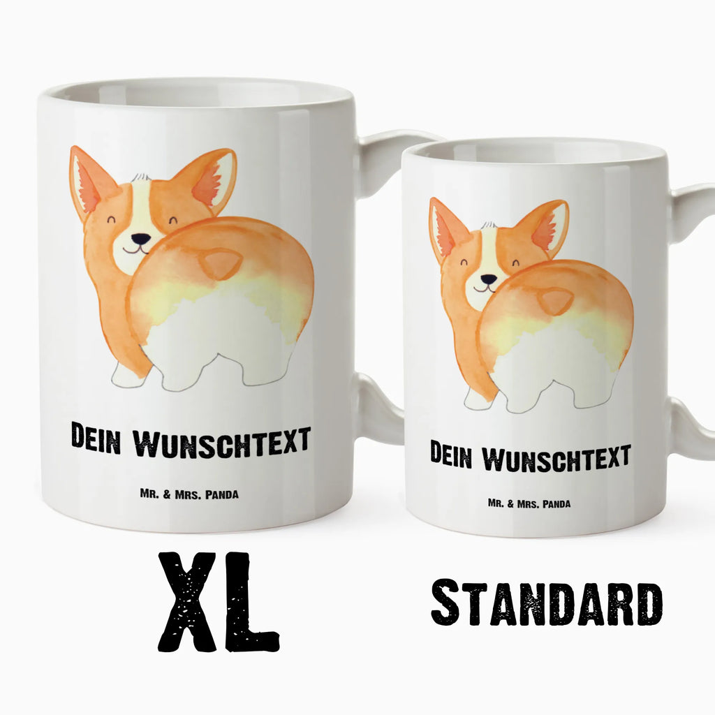Personalizowany XL kubek Corgi tyłek Pies, motyw psa, zwierzę domowe, rasa psa, miłośnik zwierząt, właściciel psa, powiedzenia
