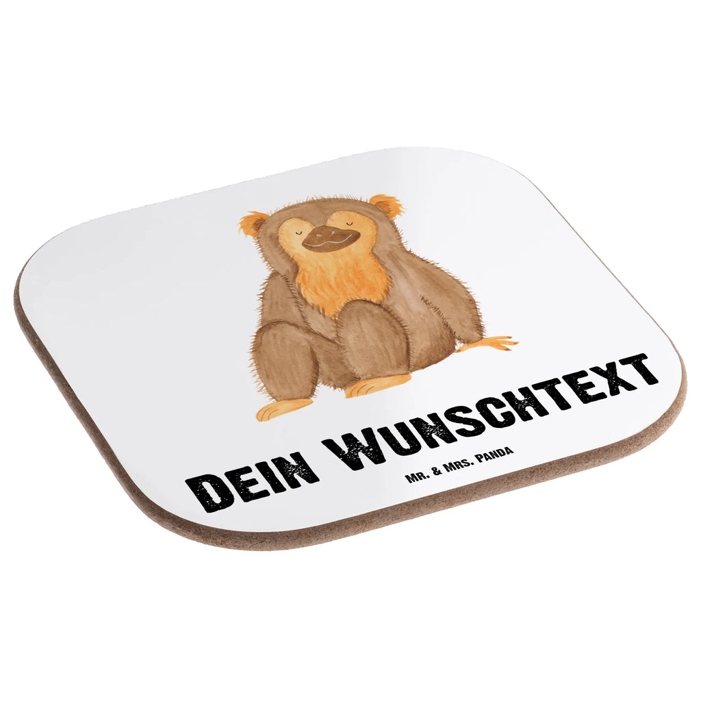 Personalisierte Untersetzer Affe Namensaufdruck, PErsonalisierte Bierdeckel, Personalisieren, Bedrucken, Personalisiert Getränkeuntersetzer, Personalisierte Glasuntersetzer, Peronalisierte Untersetzer Gläser, Personalisierte Untersetzer, Untersetzer mit Namen, Afrika, Wildtiere, Liebe, Selbstachtung, Äffchen, Selbstbewusstsein, Respekt, Selfcare, Affen, Selbstliebe, Affe, Motivation