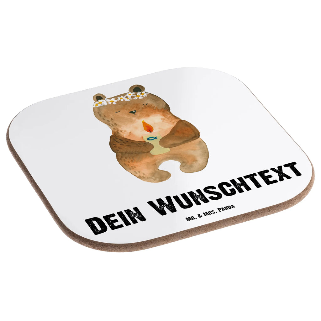 Personalisierte Untersetzer Kommunion-Bär Personalisieren, Peronalisierte Untersetzer Gläser, Personalisiert Getränkeuntersetzer, Namensaufdruck, PErsonalisierte Bierdeckel, Untersetzer mit Namen, Bedrucken, Personalisierte Glasuntersetzer, Personalisierte Untersetzer, Bär, Teddy, Teddybär, Taufkerze, Gottes Segen, katholisch, Kommunion