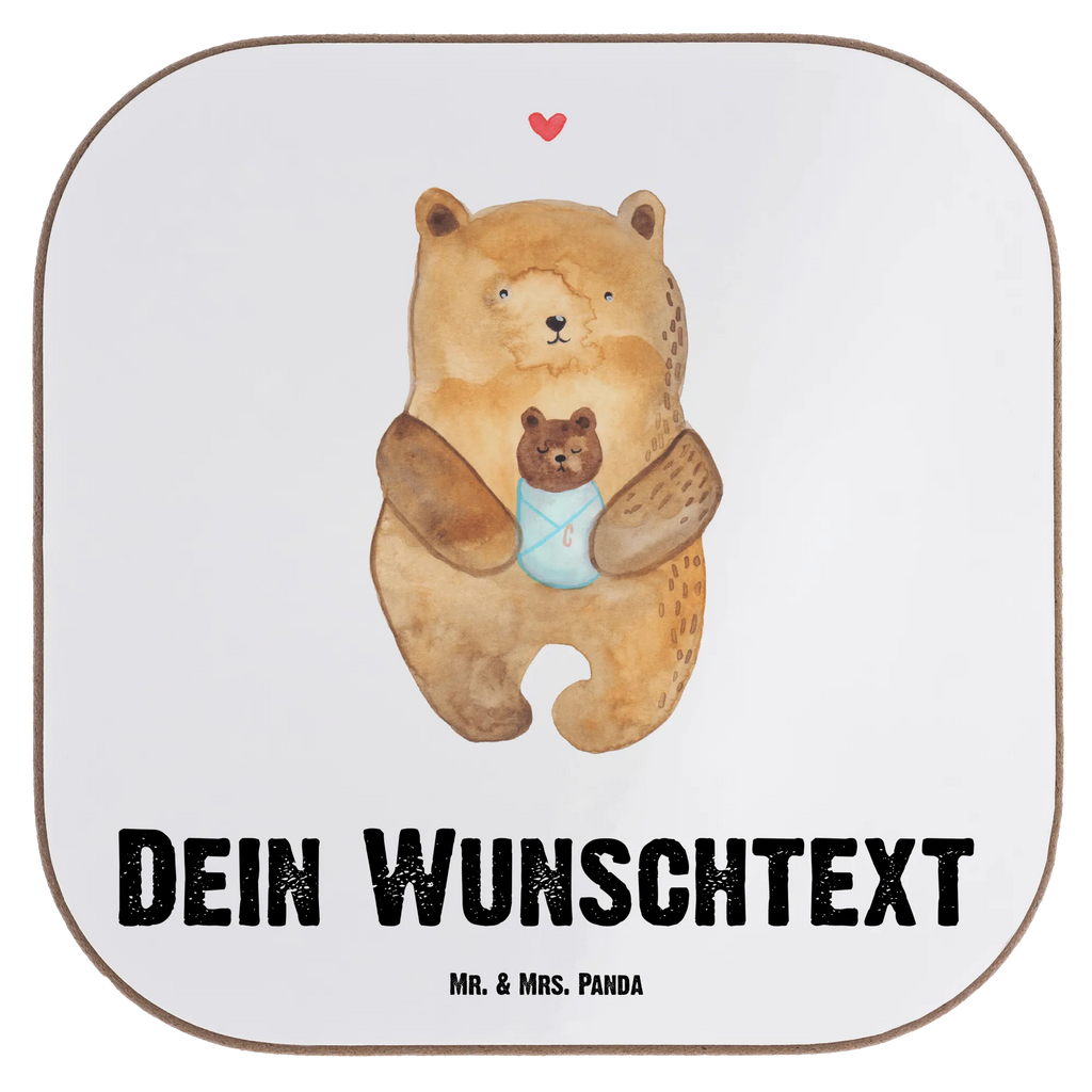 Personalisierte Untersetzer Bär mit Baby Namensaufdruck, Personalisieren, Untersetzer mit Namen, Personalisierte Glasuntersetzer, Personalisierte Untersetzer, Bedrucken, Personalisiert Getränkeuntersetzer, Peronalisierte Untersetzer Gläser, PErsonalisierte Bierdeckel, Bär, Teddy, Teddybär, Baby, Nichte, Taufe, Täufling, Glückwunsch, Enkelin, Eltern, Geburtstag, Enkel, Neffe, Geburt, Mutter