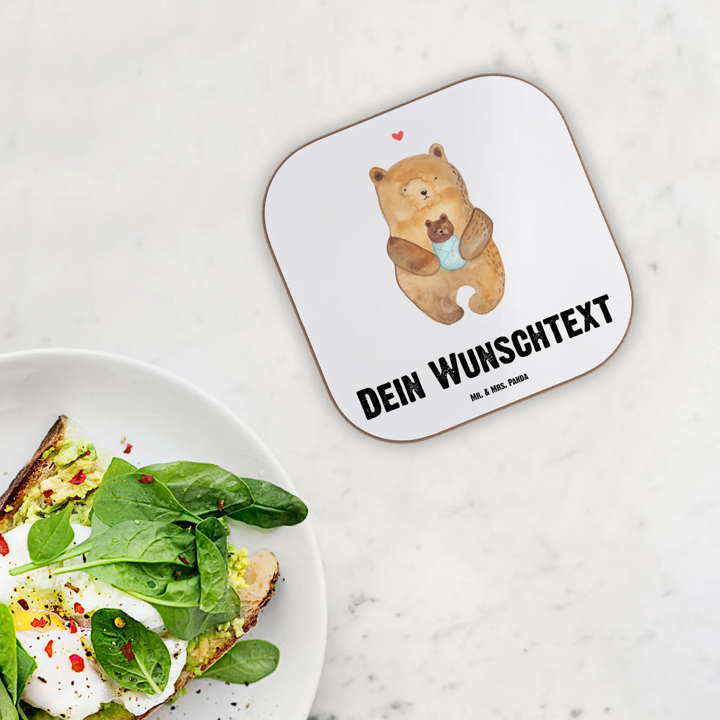 Personalisierte Untersetzer Bär mit Baby Namensaufdruck, Personalisieren, Untersetzer mit Namen, Personalisierte Glasuntersetzer, Personalisierte Untersetzer, Bedrucken, Personalisiert Getränkeuntersetzer, Peronalisierte Untersetzer Gläser, PErsonalisierte Bierdeckel, Bär, Teddy, Teddybär, Baby, Nichte, Taufe, Täufling, Glückwunsch, Enkelin, Eltern, Geburtstag, Enkel, Neffe, Geburt, Mutter