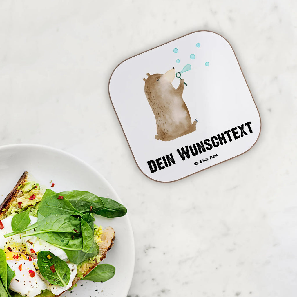 Personalisierte Untersetzer Bär Seifenblasen Personalisieren, Untersetzer mit Namen, Namensaufdruck, Personalisiert Getränkeuntersetzer, Peronalisierte Untersetzer Gläser, Personalisierte Untersetzer, Bedrucken, PErsonalisierte Bierdeckel, Personalisierte Glasuntersetzer, Bär, Teddy, Teddybär, Seifenblasen Bär Lustig Sein Glücklich Traurig Happy