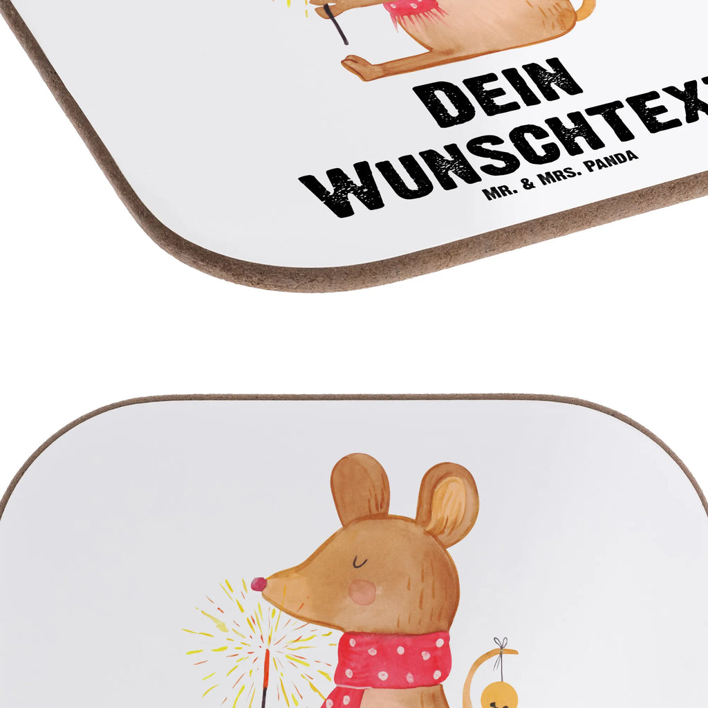 Personalised coaster Mouse Christmas Winter, Christmas, Christmas time, snow, mouse, christmas motive, merry christmas, christmas greeting, christmas, christmas miracle