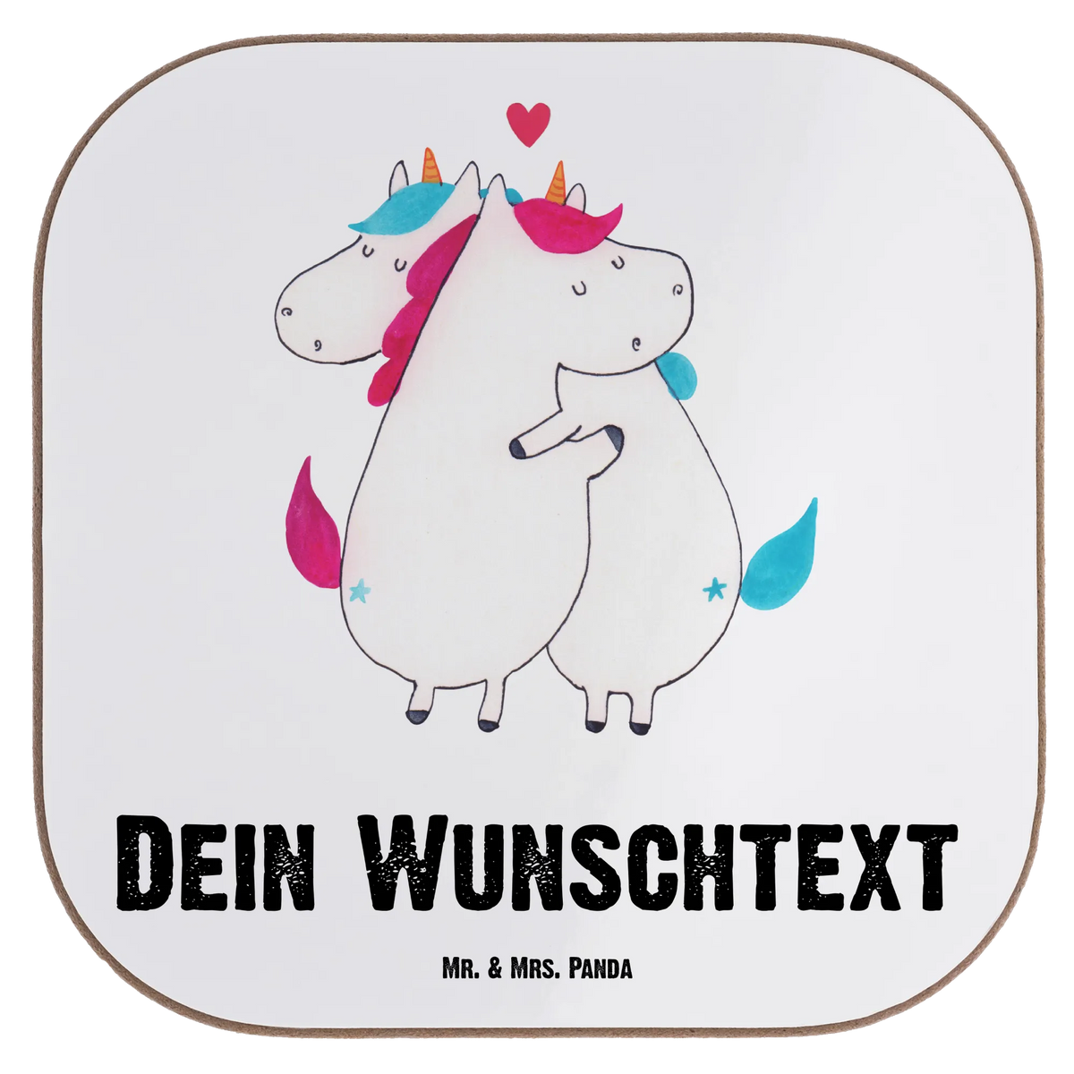 Personalised coaster unicorn communication unicorn, unicorns, Unicorn, gift, witty, love, valentine's day, saying, present, funny, Thank you, partner, valentine, marriage