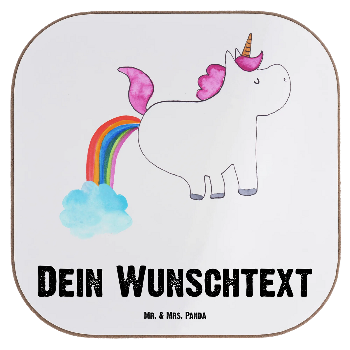 Personalised coaster unicorn fart unicorn, unicorns, rainbow, girlfriend gift, present, Unicorn, fart, uniorn saying, unicorn fart, glitter, fun, funny