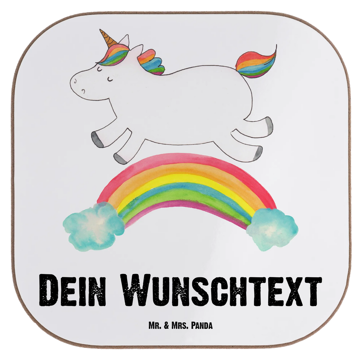 Personalised coaster unicorn rainbow unicorn, unicorns, Unicorn, unicorn love, birthday present, rainbow, expressway, unicornpower, glitter, gift, unicorn highway, unicorn car