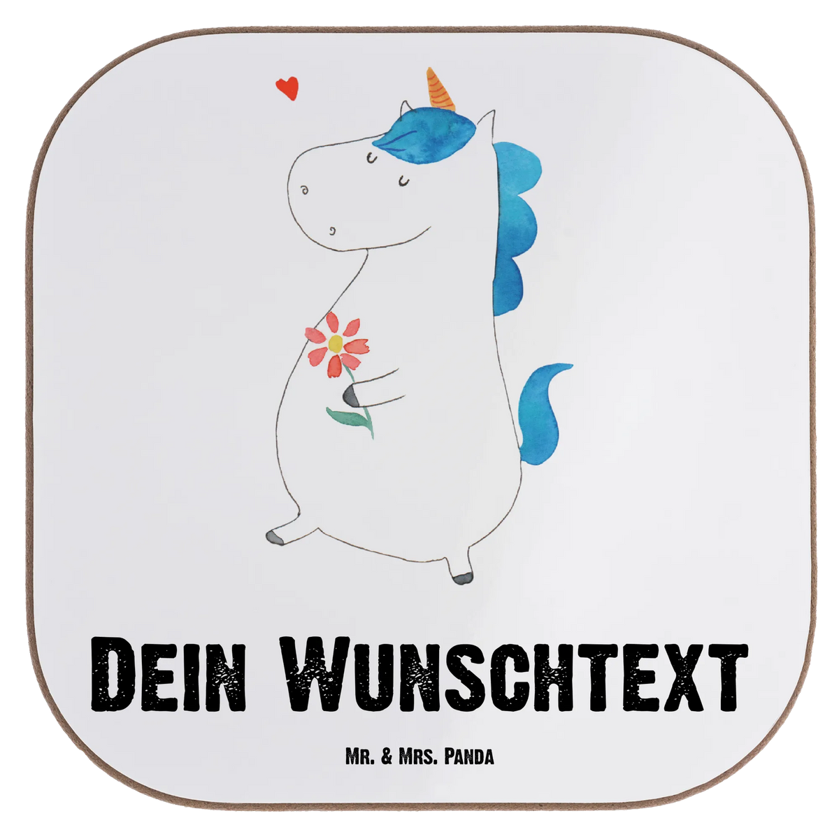 Personalised coaster unicorn Stroll unicorn, unicorns, Good Luck, Mother, Glitter, Unicorn, Motivation, Girlfriend present, Sister, bff gift, Walk, Flowers, Joy