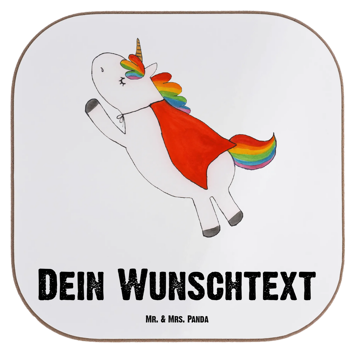 Personalised coaster unicorn Excellent unicorn, unicorns, Girlfriend present, Hero, Girlfriend gift, Superhero, Unicorn, Unicorns
