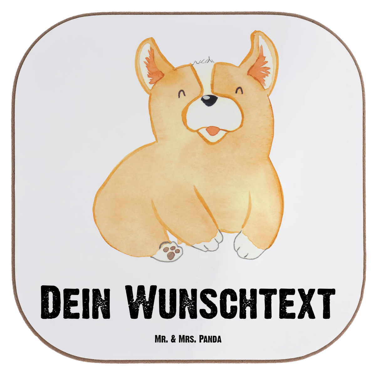 Personalised coaster Corgi dog, mutt, hound, woof, dog mama, dog breed, love dogs, love for dogs, dog decorative items, bag with dog print, funny gifts for dog owners, what do you give a dog lover, Christmas gifts for dogs, gifts for dogs, dog sayings, joy of life, sayings, saying, Welsh Corgi Pembroke, british, dog's sayings, Corgi, motivation