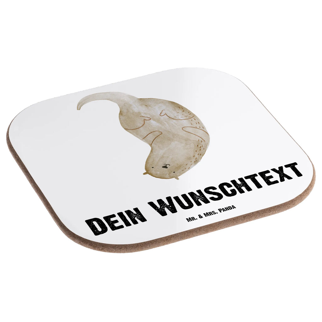 Personalisierte Untersetzer Otter kopfüber Untersetzer mit Namen, Namensaufdruck, Personalisierte Untersetzer, Personalisieren, Peronalisierte Untersetzer Gläser, Personalisierte Glasuntersetzer, PErsonalisierte Bierdeckel, Personalisiert Getränkeuntersetzer, Bedrucken, Otter, Fischotter, Seeotter, Otter Seeotter See Otter