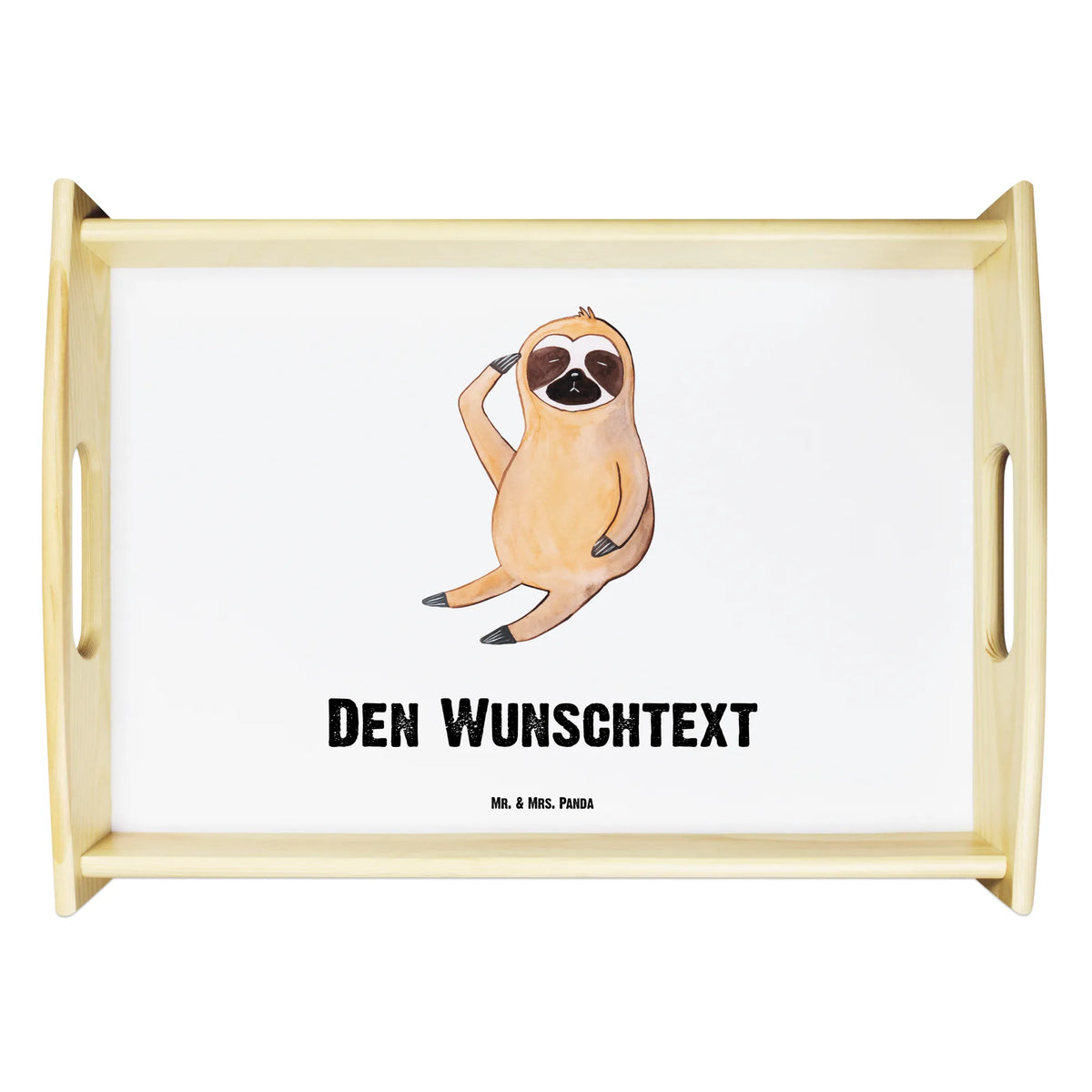 Personalised serving tray sloth Bird Sloth, sloth, trend animal, lazy, early bird, morning grumbler, early riser, the early bird, favourite animal