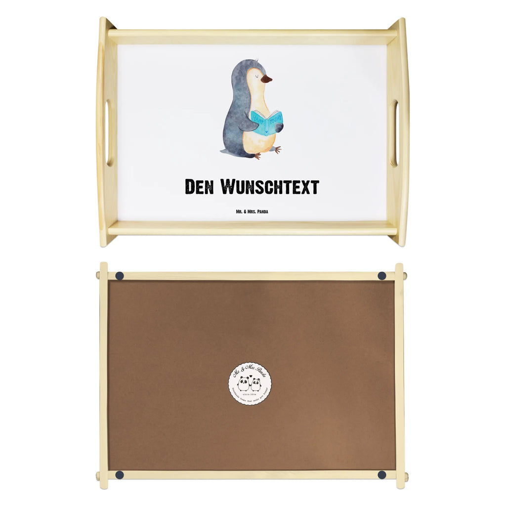 Personalisiertes Serviertablett Pinguin Buch Personalisiertes Serviertablett, Tablett mit Namen, Personalisiertes Frühstückstablett, Personalisiertes Küchentablett, Personalisiertes Holztablett, Personalisiertes Tablett, Personalisiertes Dekotablett, Serviertablett mit Namen, Pinguin, Faulenzen, Buch, Freizeit, Lesen, Nichtstun, Bücherwurm, Pinguine, Ferien, Urlaub