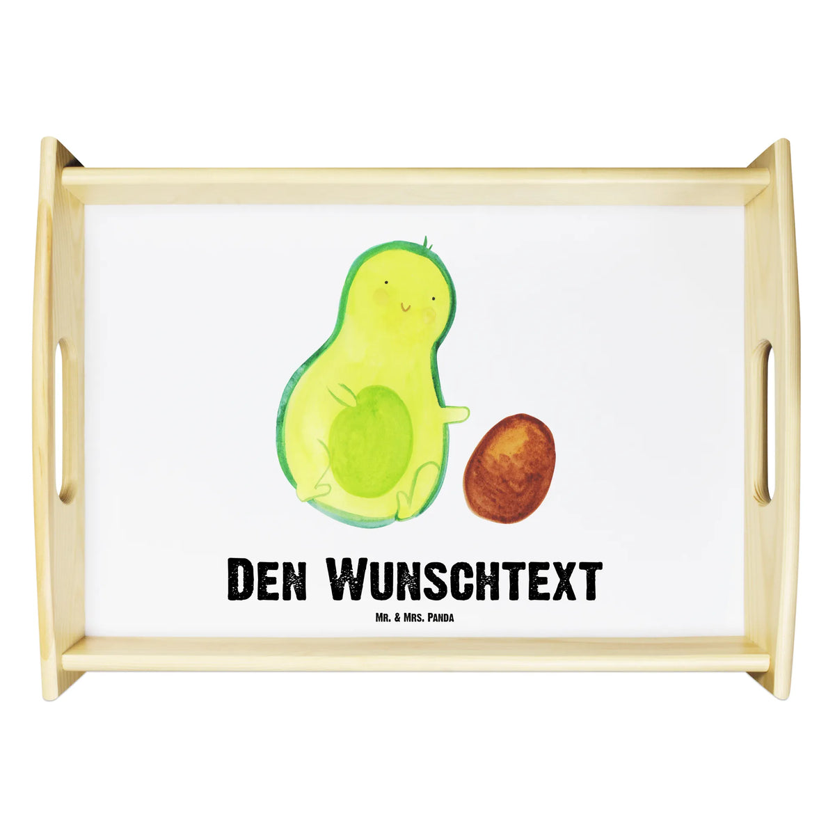 Personalised serving tray avocado core rolls avocado, vegetables, birth, infant, pregnancy, avocados, for birth, child, big love, baby party, first child, love, birthday, baby