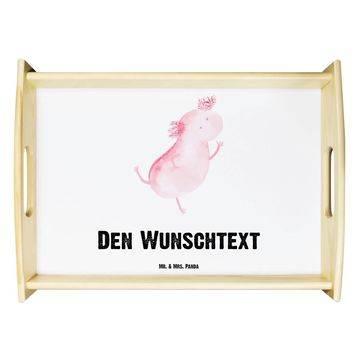 Personalised serving tray axolotl Dance Axolotl, Axelotl, marine animals, Mexican walking fish, salamander, stars, crazy, roof damage, best friend, tailfish, axolot, girlfriend, amphibians