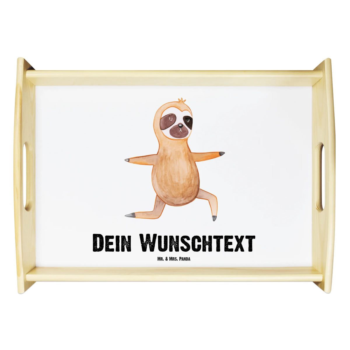 Personalised serving tray sloth yoga Sloth, sloth, trend animal, warrior, yoga, favorite animal, namaste, lazy, yoga exercises