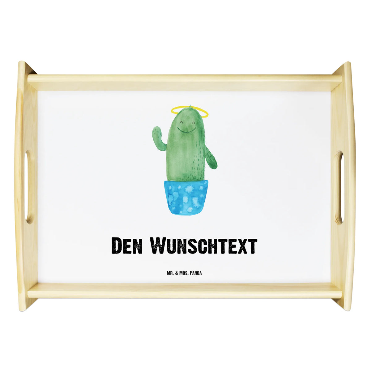 Personalised serving tray cactus Holy cactus, cactuses, plants, cactus plant, small green cactus, girlfriend, sister, child, brother, funny, parents, family, sisters, cheeky, halo