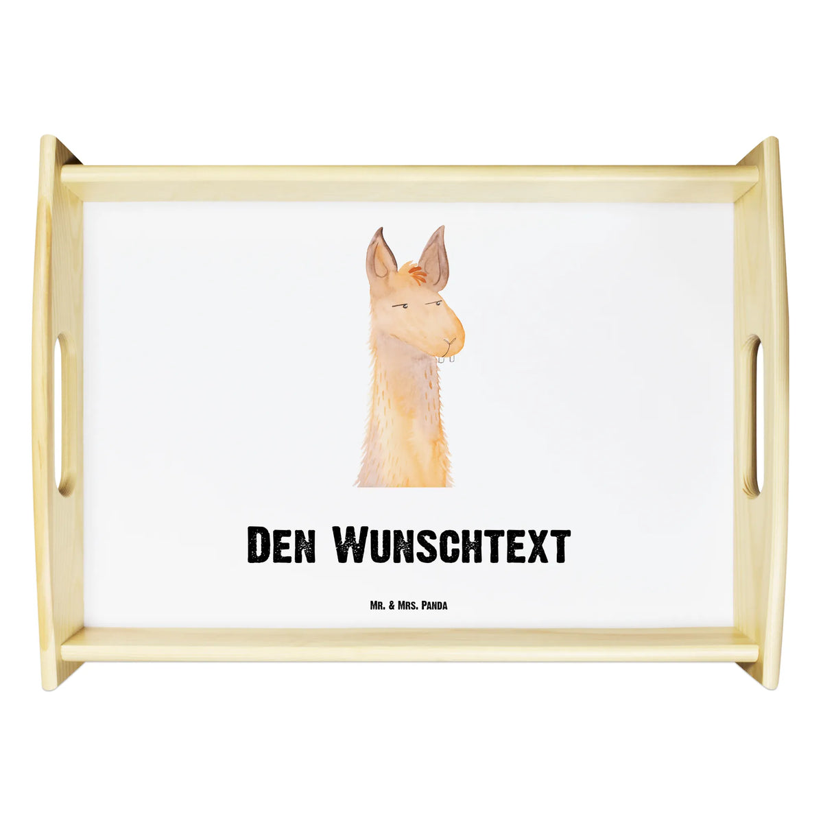 Personalised serving tray llama head Annoyed Llama, llama, alpaca, trendy animal, office, partner, boss, apprentice, girlfriend, being annoyed, best friend, being right, office life, lamas, lama