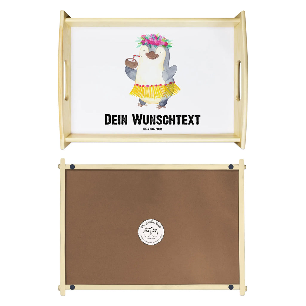 Personalisiertes Serviertablett Pinguin Kokosnuss Personalisiertes Frühstückstablett, Serviertablett mit Namen, Personalisiertes Serviertablett, Tablett mit Namen, Personalisiertes Holztablett, Personalisiertes Küchentablett, Personalisiertes Tablett, Personalisiertes Dekotablett, Pinguin, Pinguine, Aloha, Hawaii, Urlaub, Kokosnuss
