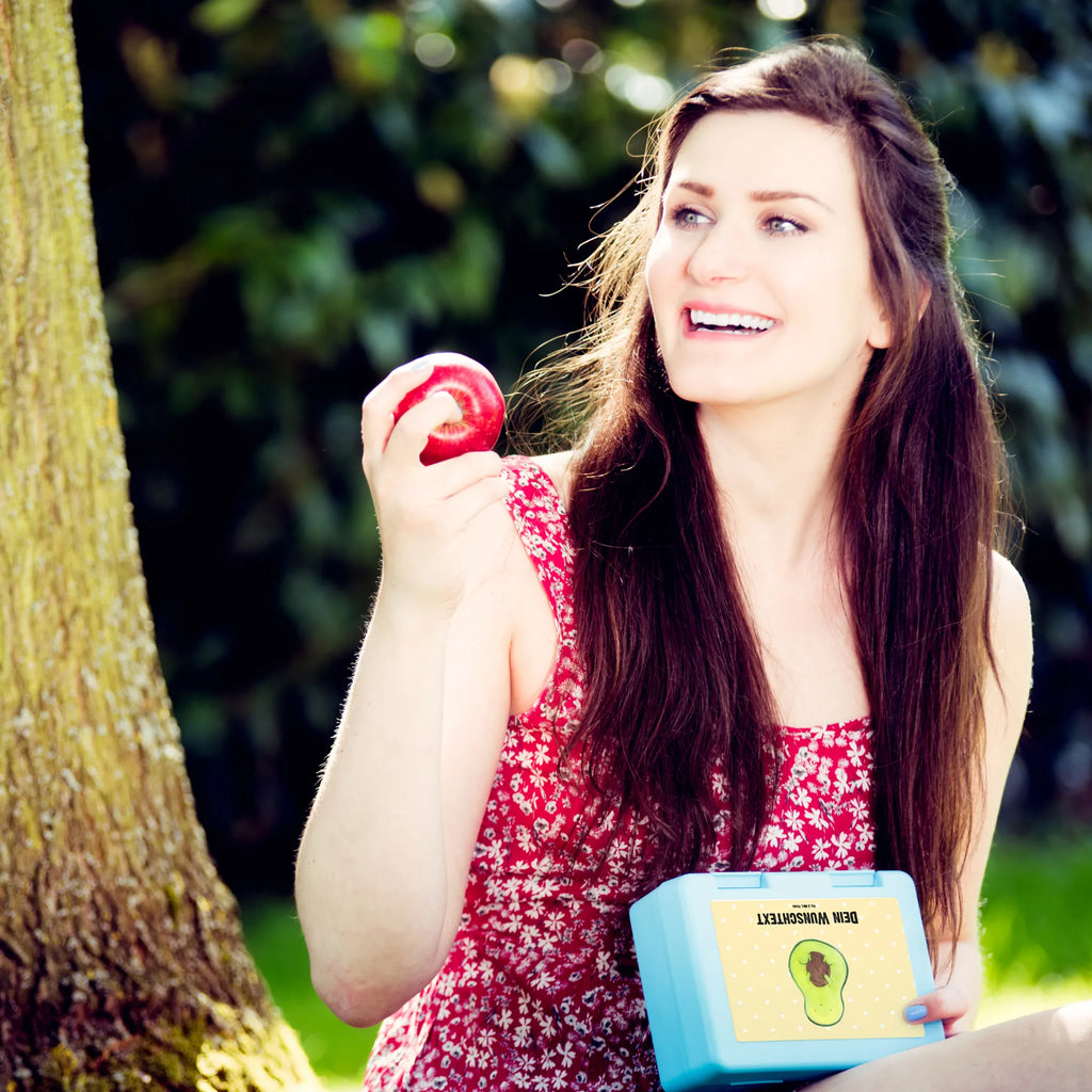 Personalised lunch box avocado core avocado, vegetables, avocado seed, saying life, plant, seed