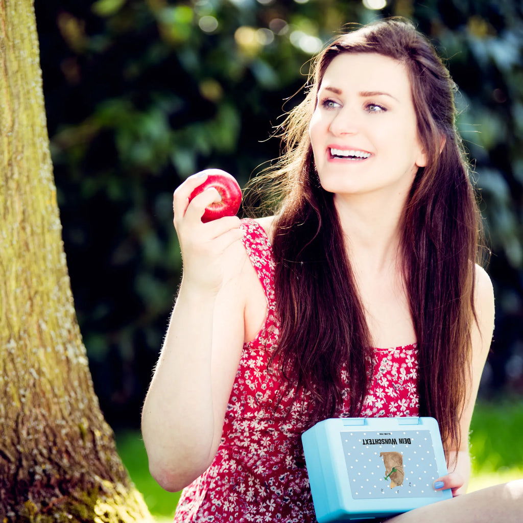 Spersonalizowany pojemnik na kanapki niedźwiedź Gitara Niedźwiedź, Miś, Pluszowy miś