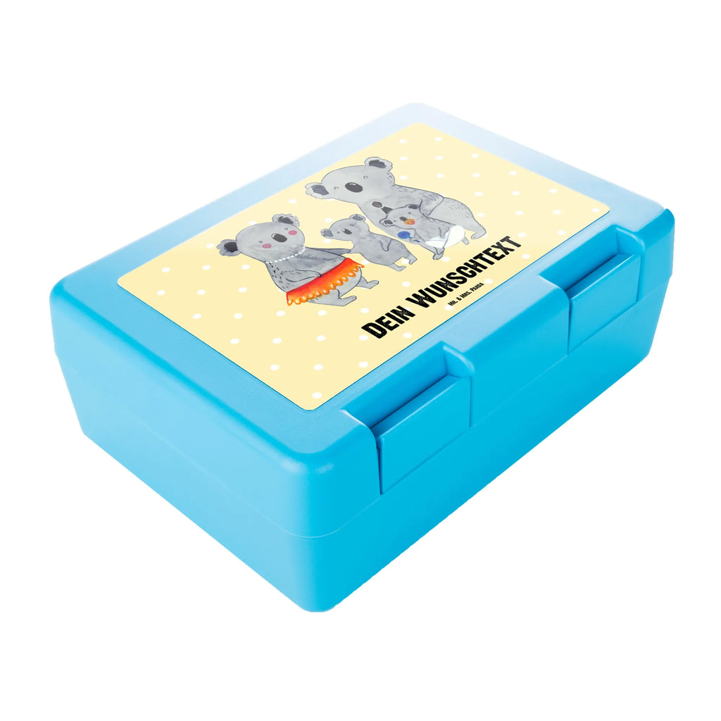 Spersonalizowany pojemnik na kanapki Rodzina koali Rodzina, Dzień Ojca, Dzień Matki, brat, siostra, mama, tata, babcia, dziadek