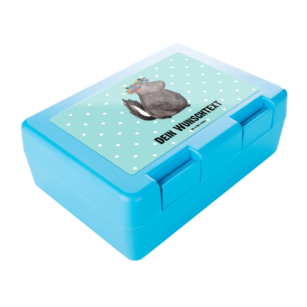 Spersonalizowany pojemnik na kanapki skunks dziewczynka Stinktier, Skunk